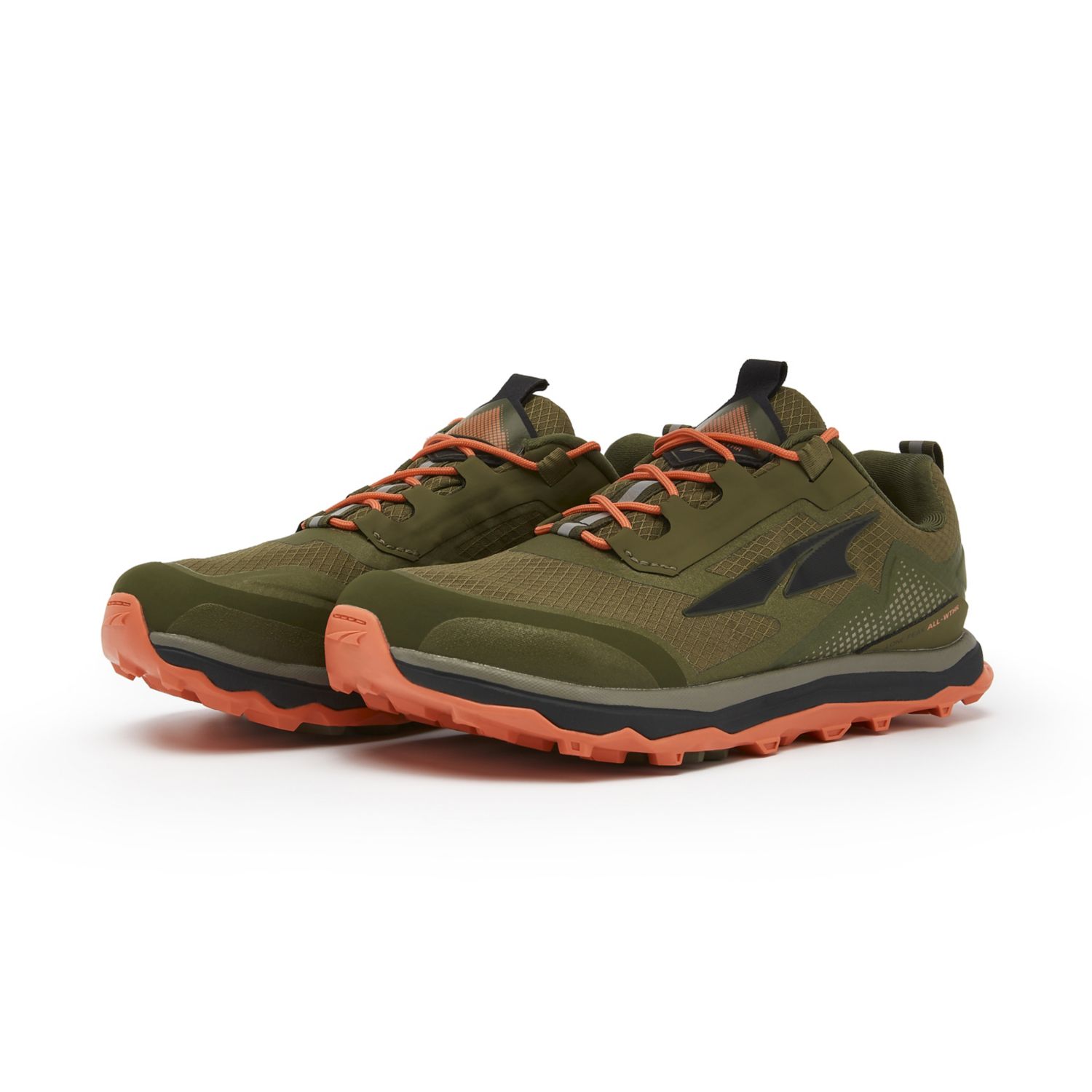 Altra Lone Peak All-wthr Low Women's Trail Running Shoes Olive | South Africa-79803129